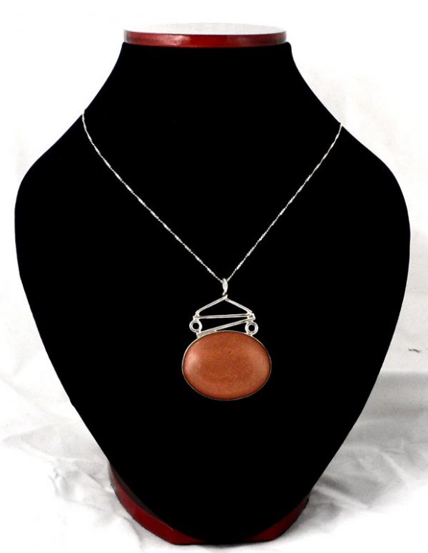 Goldstone Pendant All Crystal Jewelry goldstone