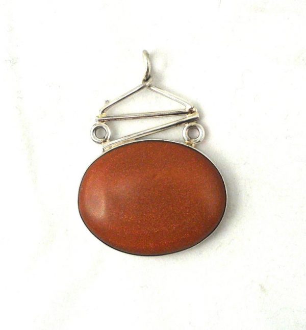 Goldstone Pendant All Crystal Jewelry goldstone