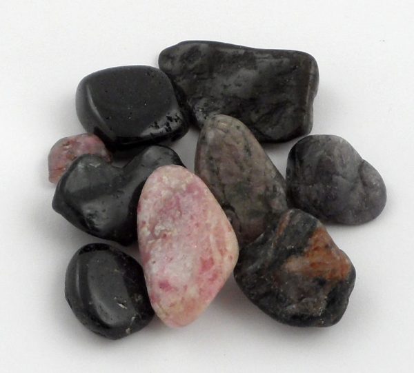 Tourmaline, Mixed, tumbled, 1oz All Tumbled Stones mixed tourmaline