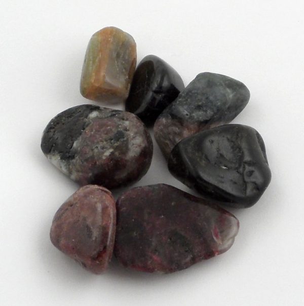 Tourmaline, Mixed, tumbled, 1oz All Tumbled Stones mixed tourmaline