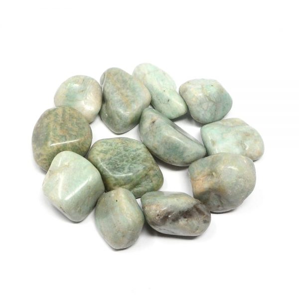 Amazonite, tumbled, 8oz All Tumbled Stones amazonite