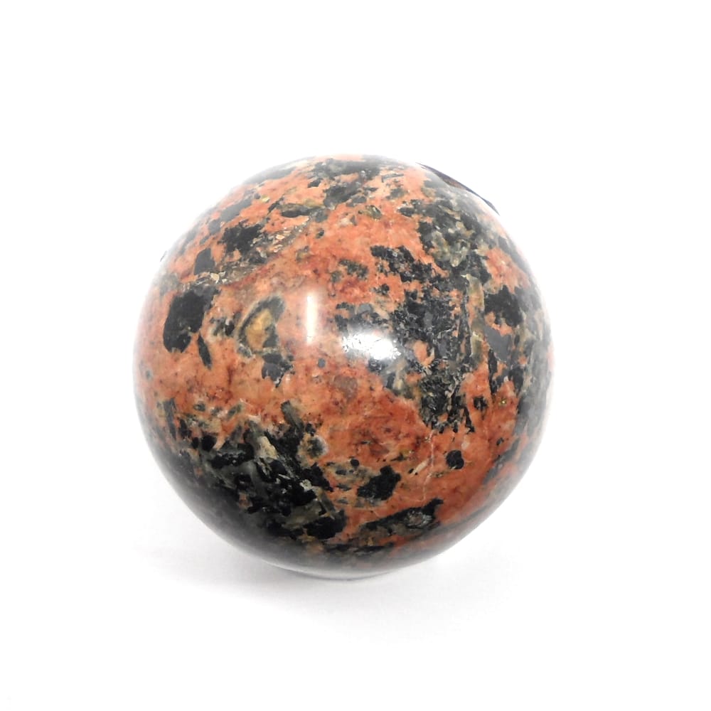 Orange Orthoclase Sphere 45mm | The Crystal Man