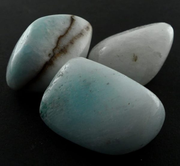 Aragonite, Blue, tumbled, 2oz All Tumbled Stones aragonite