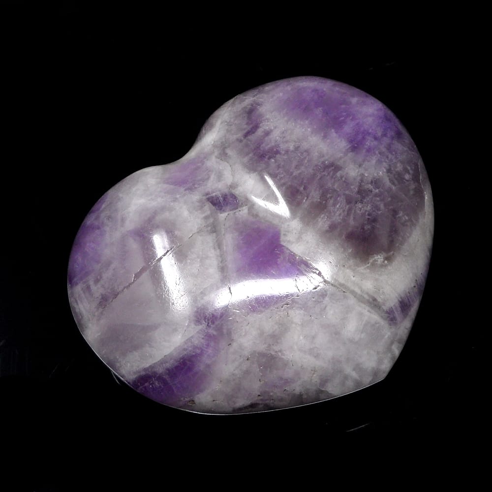 Amethyst Heart - Polished Crystal