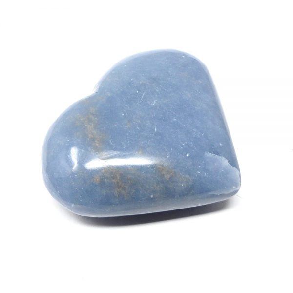 Angelite Heart All Polished Crystals angelite