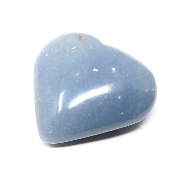 Angelite Heart All Polished Crystals angelite