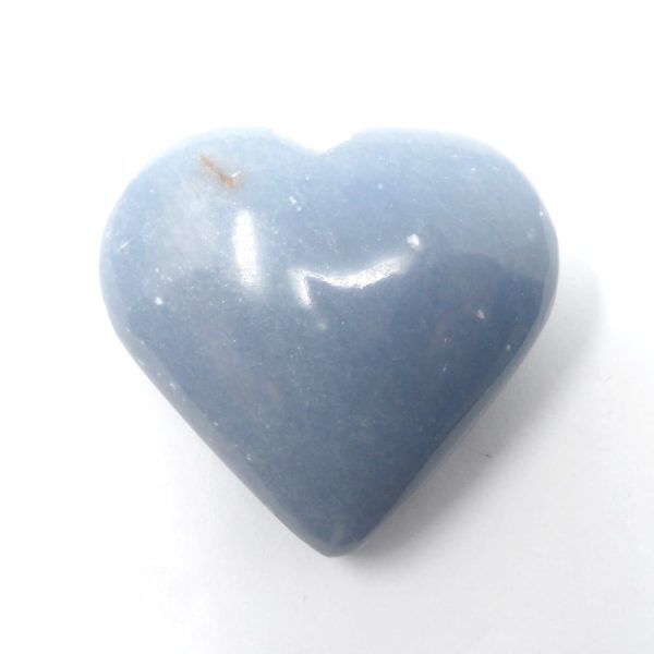 Angelite Heart All Polished Crystals angelite