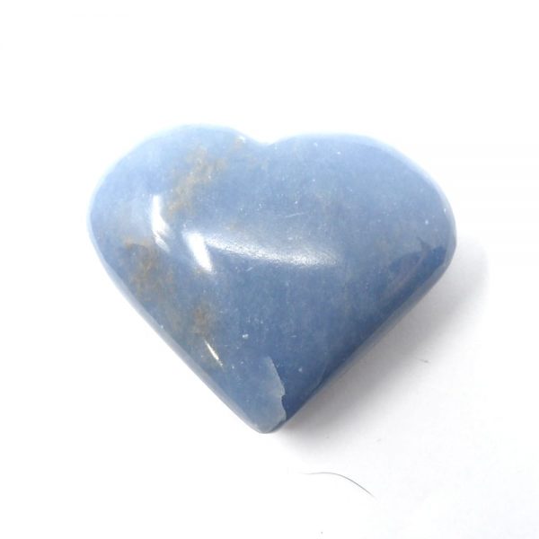 Angelite Heart All Polished Crystals angelite