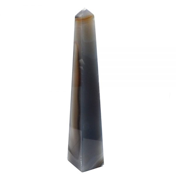 Banded Agate Obelisk All Polished Crystals agate