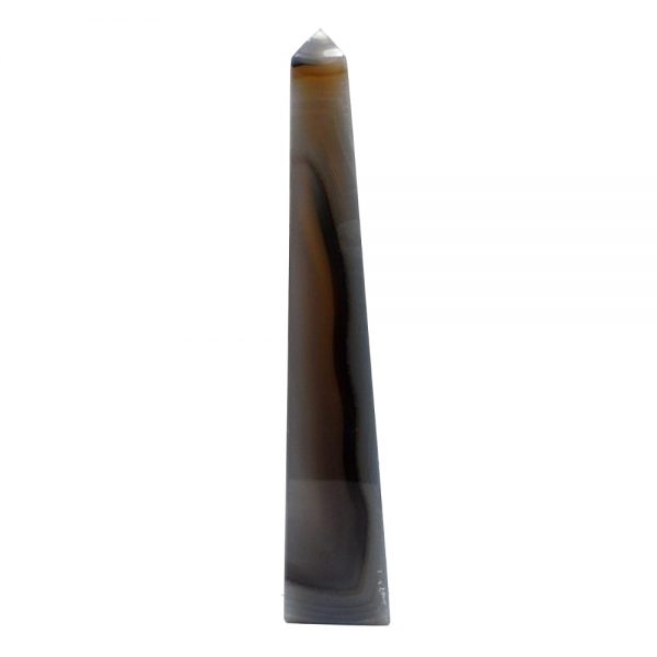 Banded Agate Obelisk All Polished Crystals agate