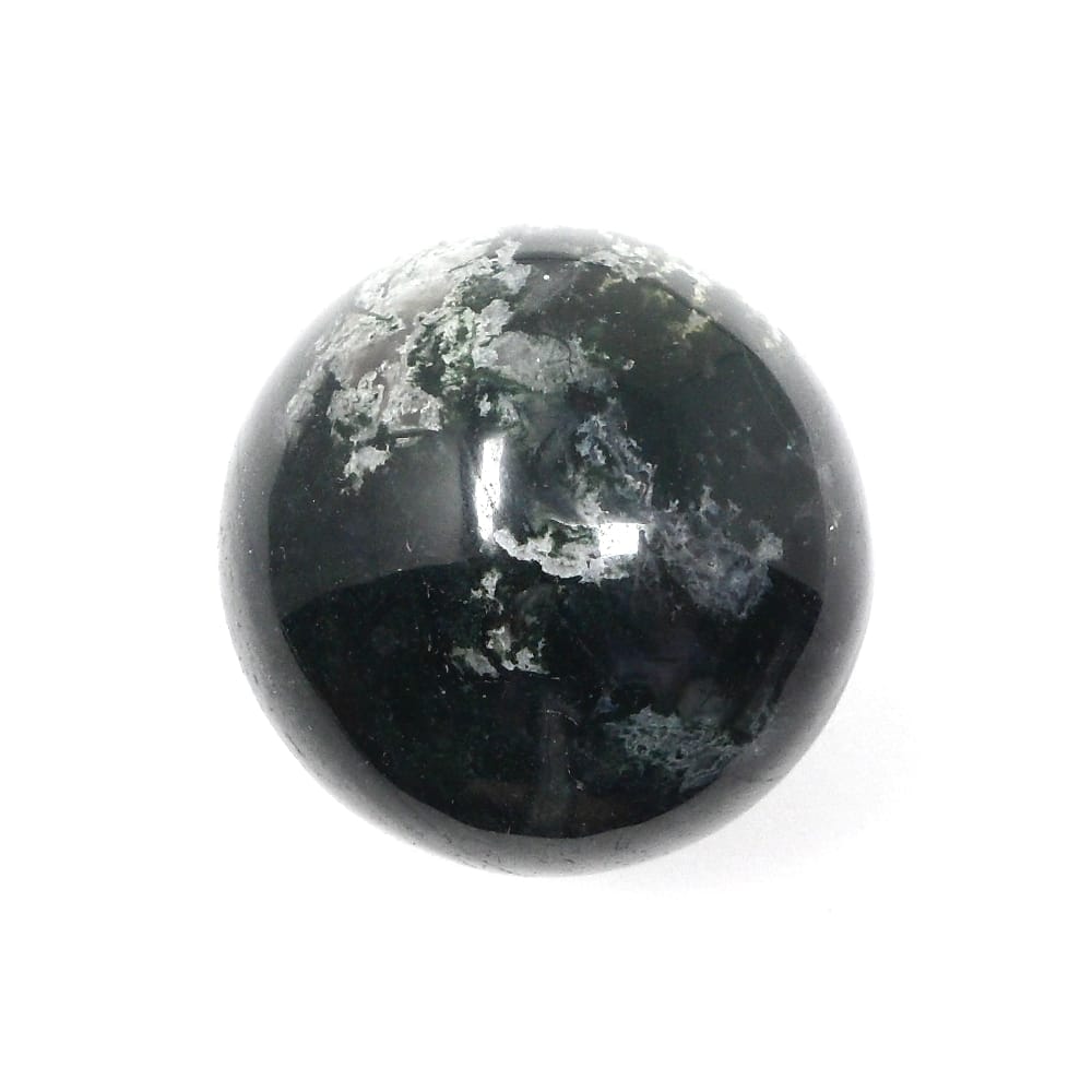 Moss Agate Sphere 50mm | The Crystal Man
