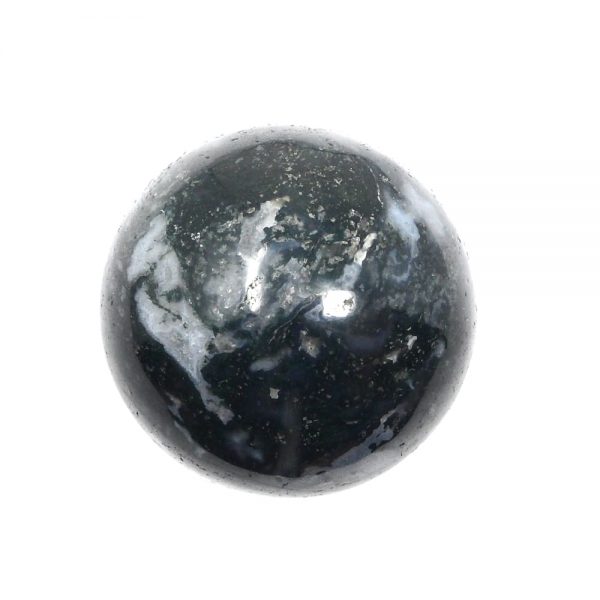 Moss Agate Sphere 50mm All Polished Crystals agate