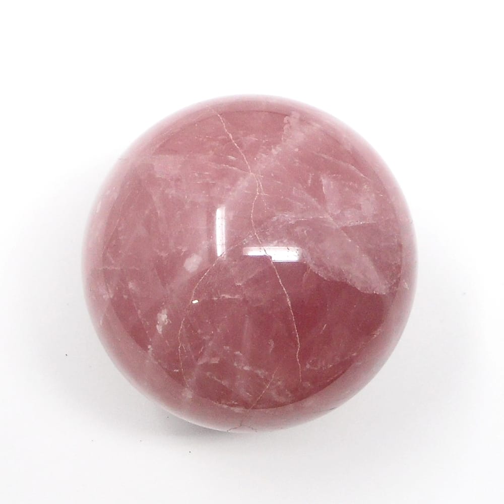 rose quartz sphere making