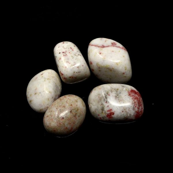 Cinnabrite, tumbled, 2oz All Tumbled Stones bulk crystals