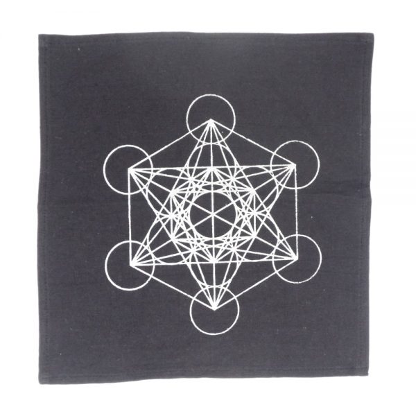 Metatron’s Cube Grid Cloth Accessories beige grid cloth